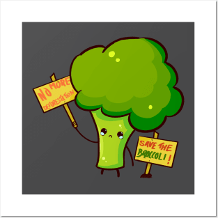 Cute Brocolli Posters and Art